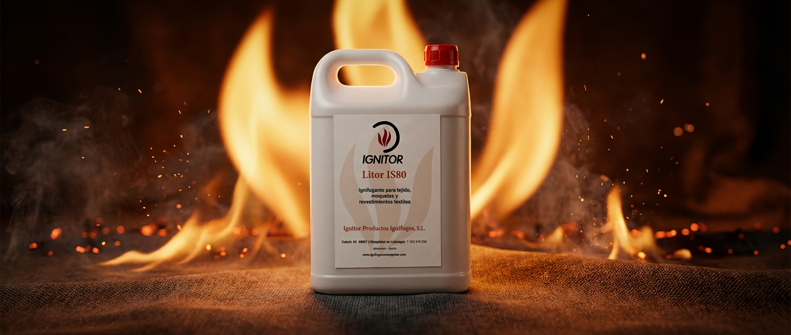 Litor IS 80: Líquido Ignifugante para Textiles y Tejidos